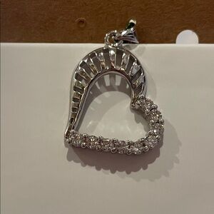 Elegant Silver Heart Pendant